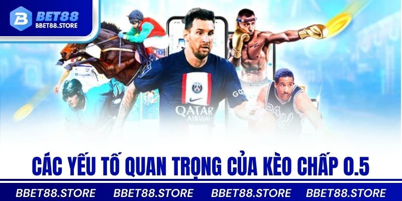 Các yếu tố quan trọng của Kèo Chấp 0.5